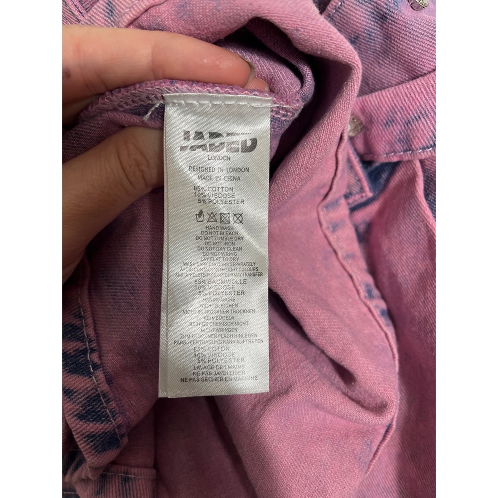 JADED LONDON Malibu Plunge Denim Mini Dress - Picture 12 of 13
